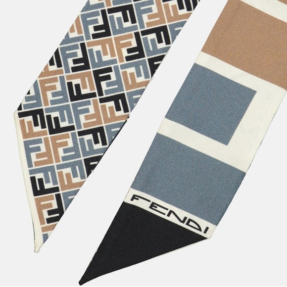 Fendi FF Silk Twilly - Picture 2 of 7